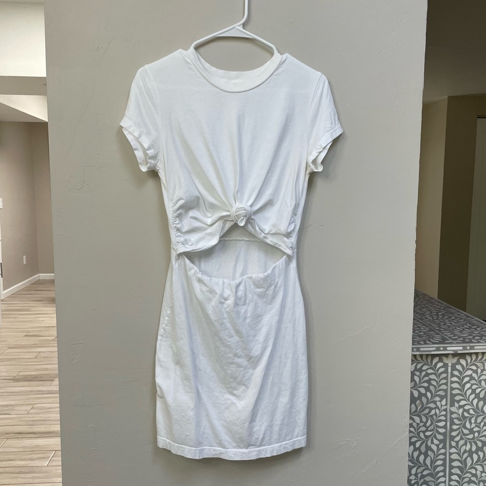 Pacsun White T-shirt Mini Dress